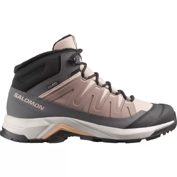  Ženske cipele SALOMON X-ADVENTURE COLDRUSH WATERPROOF W ETHEREA/ŽELJEZO/MAHAGONI RUŽA 
