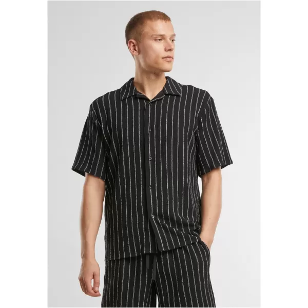  Košulja URBAN CLASSICS TB7342 CRNO/OFFWHITE 