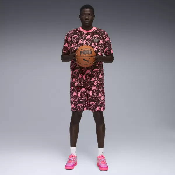  Kratke hlače PUMA MELO WORLD TOUR AOP 7" SHORT 63242901 SUNCE UDARIO/AOP 