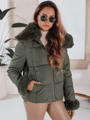 Ženska jakna DSTREET TY5068 ZELENA