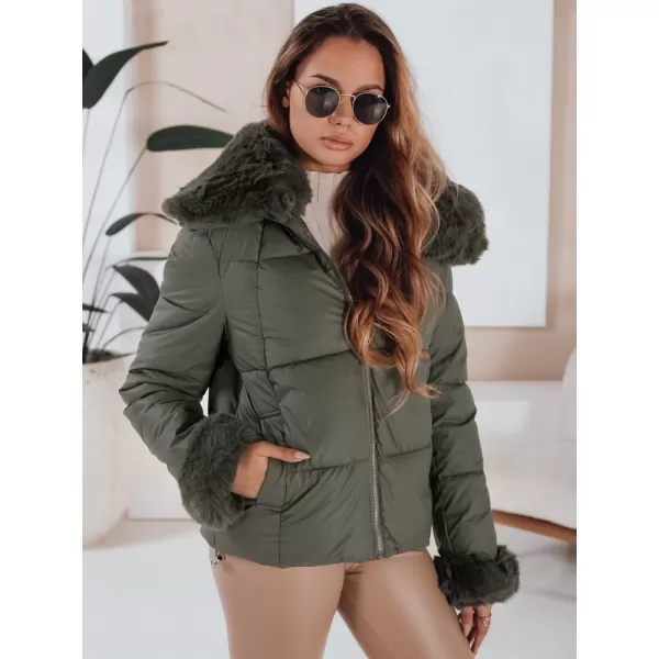  Ženska jakna DSTREET TY5068 ZELENA 