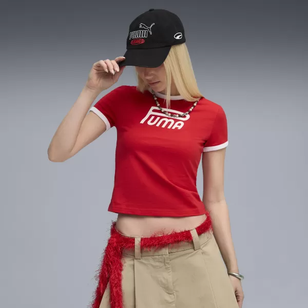  Ženska majica kratkih rukava PUMA FUTURE ZA SVA VREMENA CRVENA 