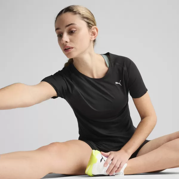  Košulja PUMA W RUN CLOUDSPUN TEE 52665201 PUMA CRNA 