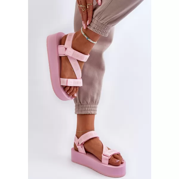  Ženske sandale s platformom BIG STAR NN274A041 PINK Big Star Shoes 