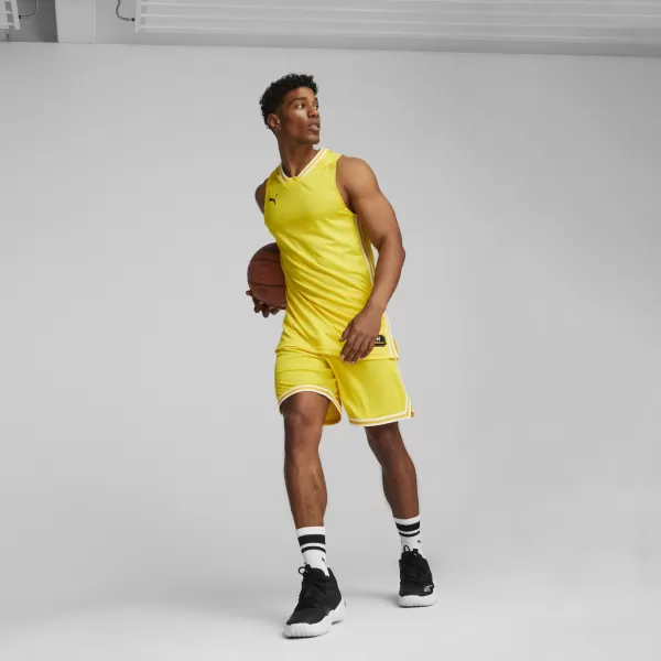  Muški dres PUMA HOOPS TEAM GAME JERSEY 67662805 CYBER ​​ŽUTA 
