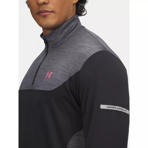  Muška majica kratkih rukava UNDER ARMOUR UA TECH UTILITY 1/4 ZIP 6004963-001 CRNA 