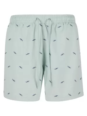 Kupne kratke hlače URBAN CLASSICS TB2680 FROT MINT/VINTAGE BLUE