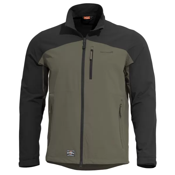  Jakna PENTAGON ELITE LIGHT SOFTSHELL JACKET K08044 SMEĐE SIVA/MJEŠ 