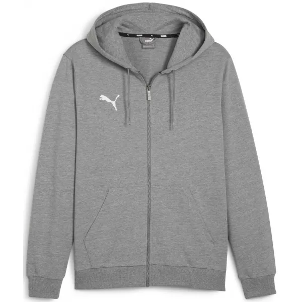  Jakna PUMA TEAMGOAL CASUALS HOODED JACK 658595_33 SREDNJE SIVO OD HEATHER/BIJELO 