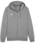Jakna PUMA TEAMGOAL CASUALS HOODED JACK 658595_33 SREDNJE SIVO OD HEATHER/BIJELO