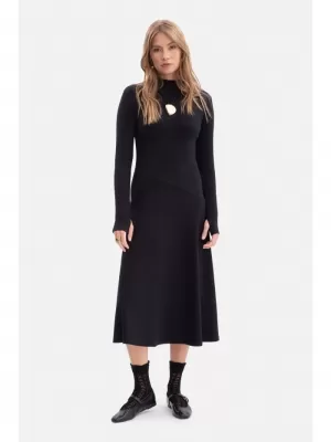Haljina BEWEAR B299 CRNA