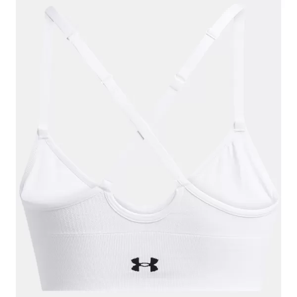  Ženski grudnjak UNDER ARMOUR VANISH SEAMLESS LOW BRA 1384417-100 BIJELA 