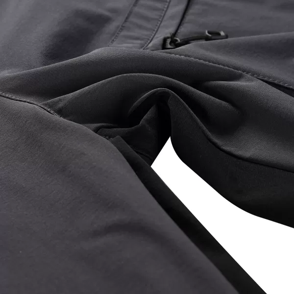  Muške softshell hlače ALPINE PRO AKAN 2 TAMNOSIVA 