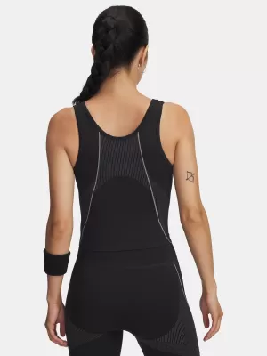 Ženska majica bez rukava UNDER ARMOUR UA VANISH SEAMLESS TANK 6000640-004 CRNA