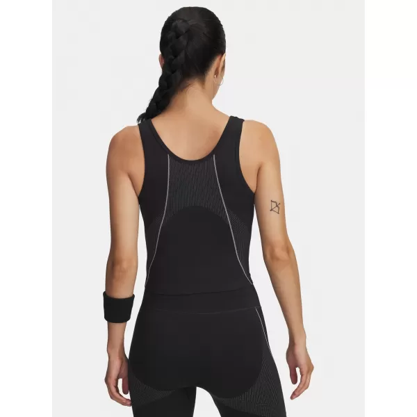  Ženska majica bez rukava UNDER ARMOUR UA VANISH SEAMLESS TANK 6000640-004 CRNA 