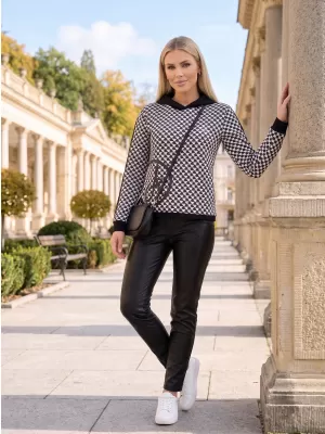 Ženska majica ALTISPORT GILL CRNO/BIJELO