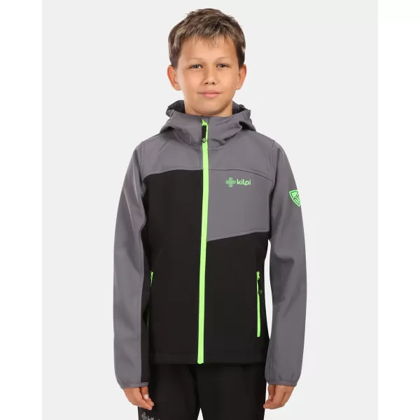  Dječja softshell jakna KILPI RAVIO-J ZJ0105KI CRNI 