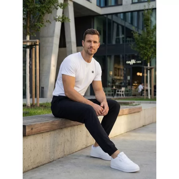  Muške hlače ALTISPORT ATS JOGGER CLASSIC - FIT CRNA 