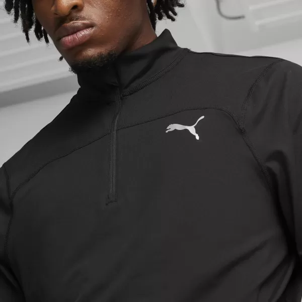  Sportska majica PUMA RUN CLOUDSPUN 1/4 ZIP 52499201 PUMA CRNA 