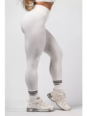 Oblikovanje bešavnih maksimalnih push-up tajica FLOW SEAMLESS 497 CREAM Nebbia