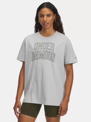 Ženska majica kratkih rukava UNDER ARMOUR RIVAL OS CAMPUS TEE 6007883-011 SIVA