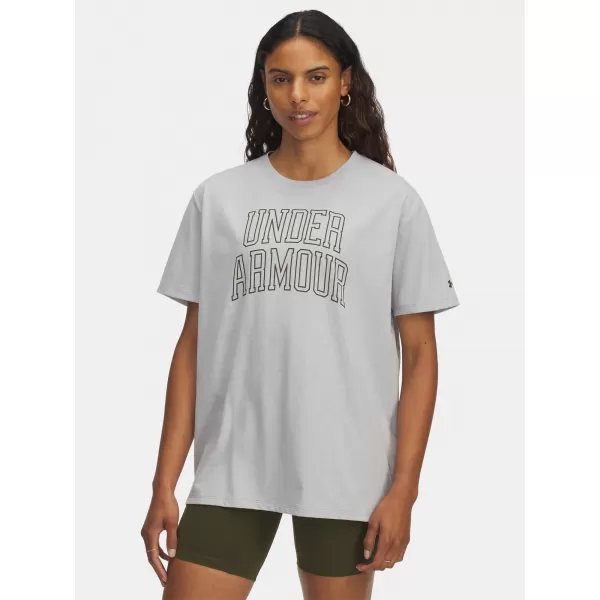  Ženska majica kratkih rukava UNDER ARMOUR RIVAL OS CAMPUS TEE 6007883-011 SIVA 
