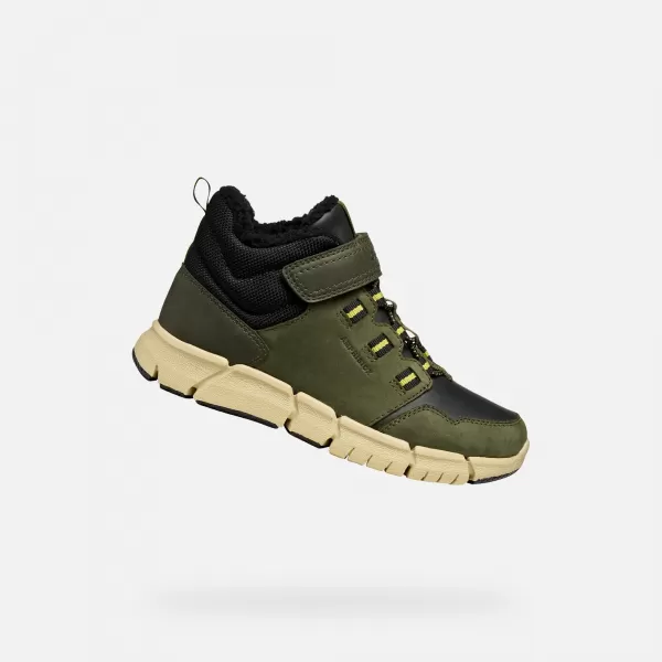  Gležnjače za dječake GEOX FLEXYPER B ABX J949XA032MEC0498 KAKI 
