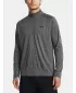 Muška majica kratkih rukava UNDER ARMOUR UA TECH TEXTURED 1/2 ZIP 1382797-025 SIVA