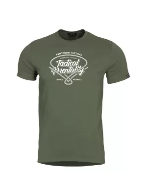 majica PENTAGON AGERON TACTICAL MENTALITY K09012 MASLINASTO ZELENA