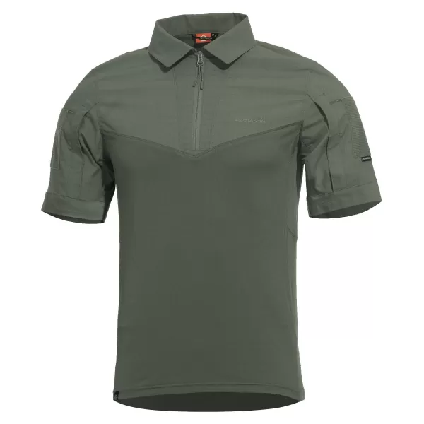  Muška majica s kragnom PENTAGON RANGER SHORT ARM SHIRT K02013 KAMUFLAŽNO ZELENA 