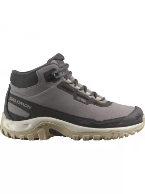 Ženske cipele SALOMON SHELTER WATERPROOF W ŠLJIVA MAČIĆ/FANTOM/DESERT TAN