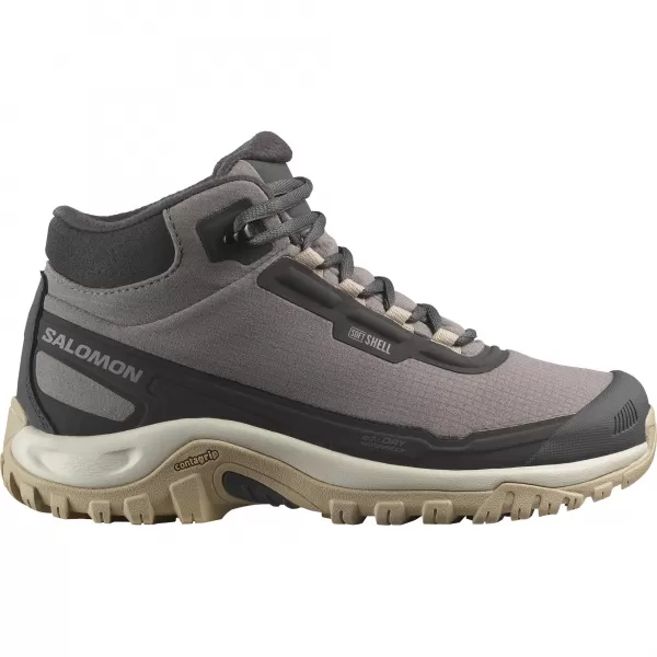  Ženske cipele SALOMON SHELTER WATERPROOF W ŠLJIVA MAČIĆ/FANTOM/DESERT TAN 