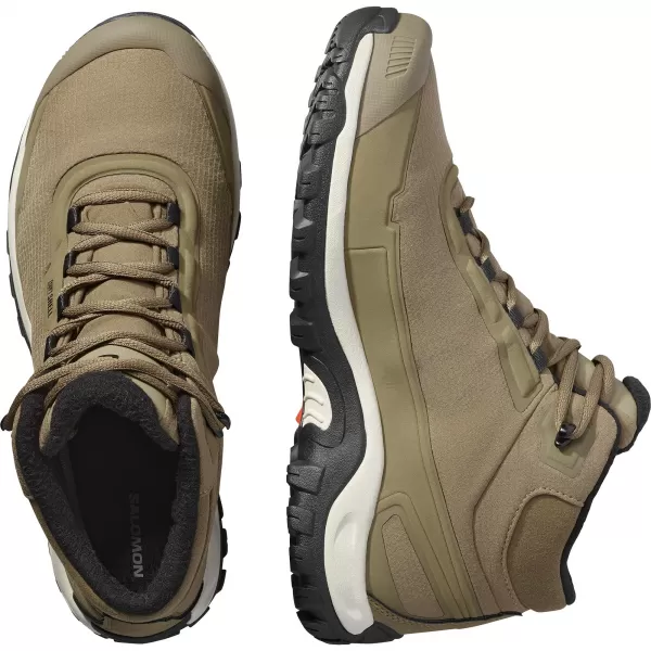  Muške cipele SALOMON SHELTER WATERPROOF KAMENO SIVI/CRNI/KIŠNI DAN 