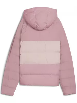 Dječja jakna PUMA SYNTHETIC HOODED PUFFER JACKET 68840465 STALOŽENO RUŽIČASTO