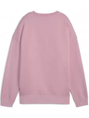 Ženski sweatshirt PUMA ESS OVERSIZED CREW FL 68540065 STALOŽENO RUŽIČASTO