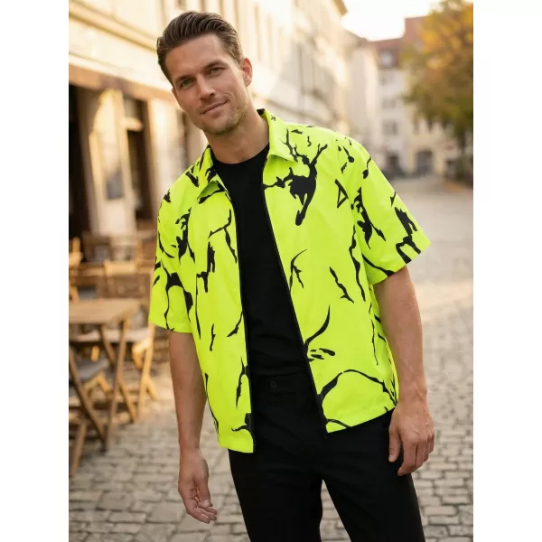  Muška vrhunska košulja ALTISPORT VOJ/ALM052KOS01 NEON ZELENA 