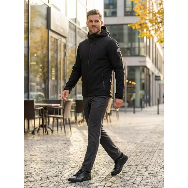 Muška softshell jakna ALTISPORT NEWET CRNA 