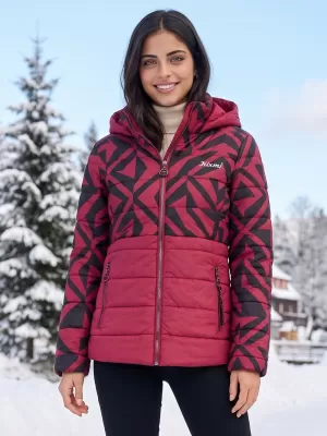 Ženska jakna KIXMI VERONICA TAMNOCRVENA