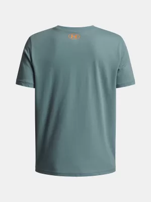 Majica za dječake UNDER ARMOUR UA OVERLAY WM SS 6005069-323 ZELENA