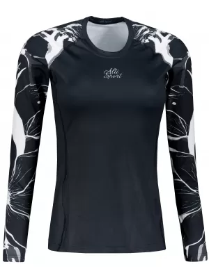 Ženska premium funkcionalna majica dugih rukava ALTISPORT VOJ/ALW114TR03 CRNA