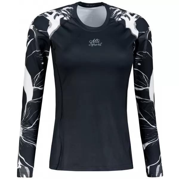  Ženska premium funkcionalna majica dugih rukava ALTISPORT VOJ/ALW114TR03 CRNA 