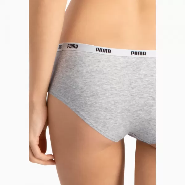  Gaćice PUMA WOMEN HIPSTER 2P PACK 90785205 SIVA/SIVA 