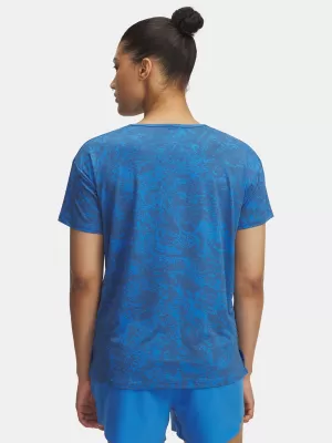 Ženska majica kratkih rukava UNDER ARMOUR VANISH ENERGY SS 2.0 PRINT 1389222-402 PLAVA