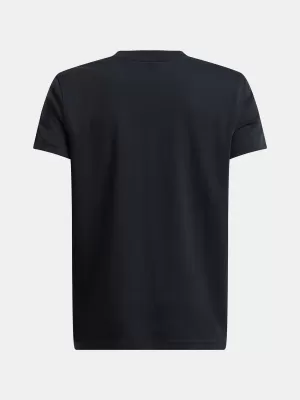 Majica za dječake UNDER ARMOUR UA B ICON TAPED SS 6001583-001 CRNA