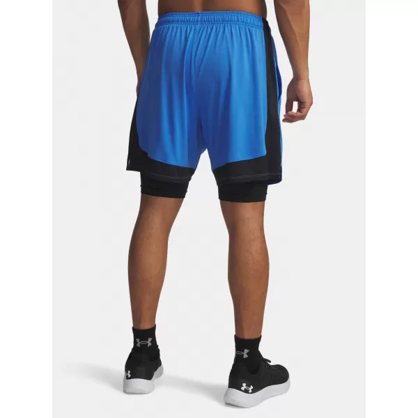  Muške kratke hlače UNDER ARMOUR UA TECH VENT 2IN1 SHORT PLAVA 