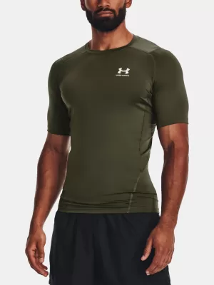 Muška majica kratkih rukava UNDER ARMOUR UA HG ARMOUR COMP SS 1361518-390 ZELENA