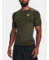 Muška majica kratkih rukava UNDER ARMOUR UA HG ARMOUR COMP SS 1361518-390 ZELENA