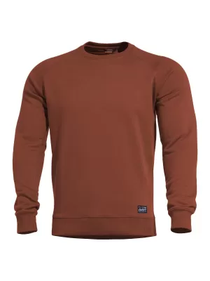 Majica PENTAGON HAWK SWEATER BLANK K09019 KESTENJASTO CRVENA