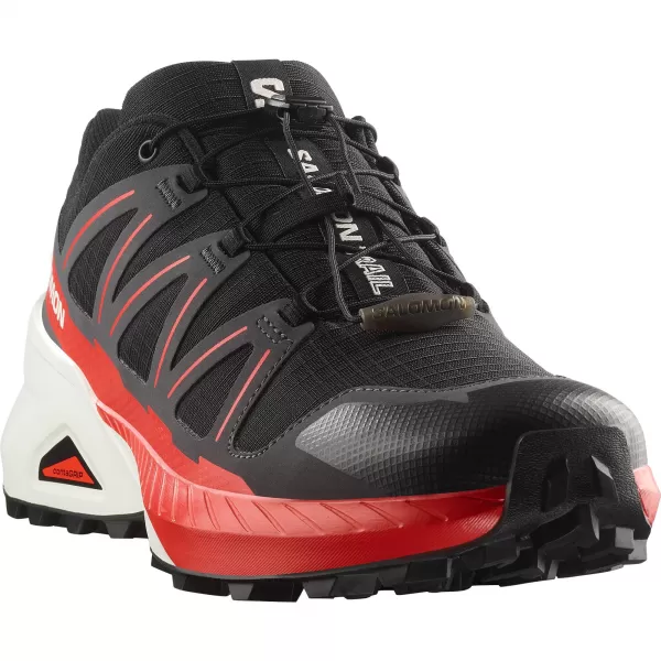  Muške cipele SALOMON SPEEDCROSS PEAK CRNO/ASFALT/VATRENO CRVENO 