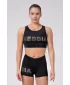 Zlatni mrežasti mini top 830 BLACK Nebbia